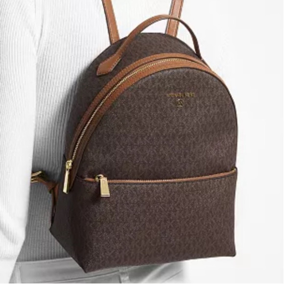 Michael Kors Logo Valerie Medium Backpack